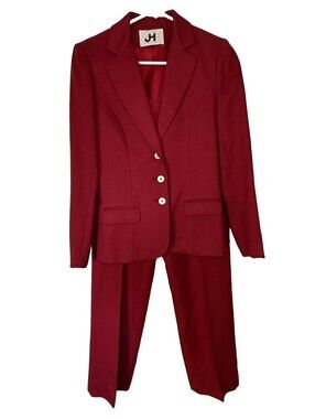 Vintage JH Collectibles Womens Career Suit Blazer & Pants Set Size 0-2